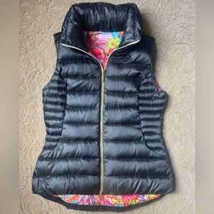 Lilly Pulitzer Black Puffer Vest